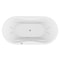 Anzzi Freestanding Whirlpool and Air Jetted Tub, 71.25 L, 35.8 W, White, Acrylic, Center FT-AZ102 - alternate 11